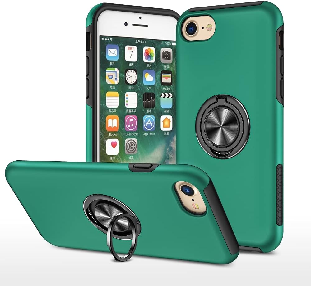 Étui hybride magnétique avec anneau invisible pour iPhone 7 Plus / 8 Plus Étui hybride magnétique avec anneau invisible pour iPhone 7 Plus / 8 Plus